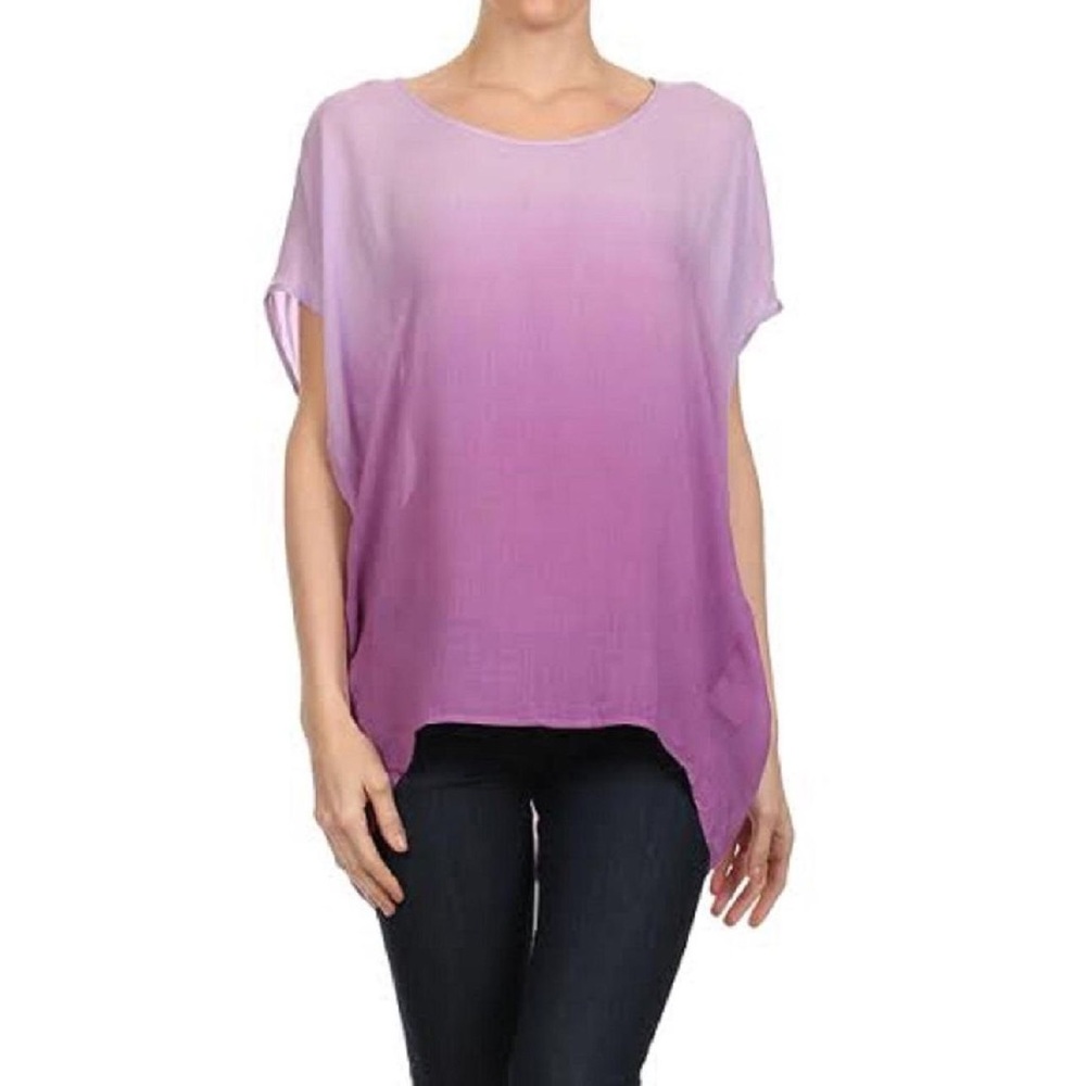 Mystree Lavender Ombré Top Small Medium. New